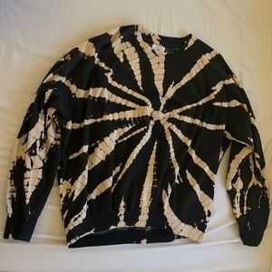 SAGE collective oversized tie dye crewneck